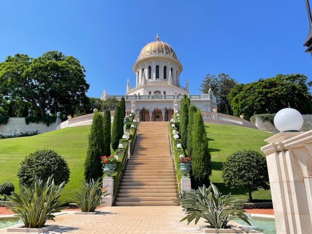 [Bahai Shrine in Haifa, Israel]