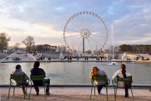 [Ferris wheel from the Jardin des Tuileries, Paris]